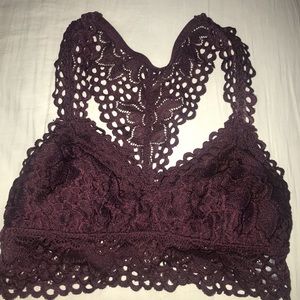 aerie maroon bralette! NWOT
